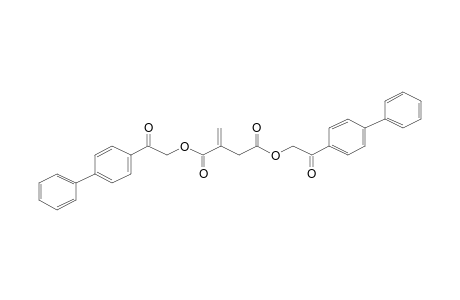 2-Methylenesuccinic acid, bis-(2-biphenyl-4-yl-2-oxoethyl ester)