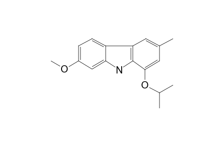 1-Isopropoxy-7-methoxy-3-methyl-9H-carbazol