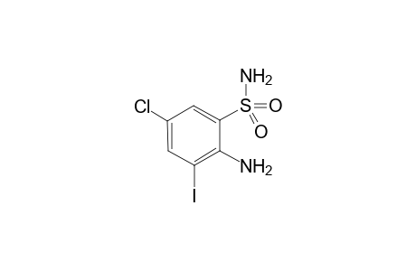 5-chloro-3-iodo-2-aminobenzensulfonamide