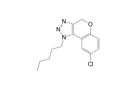 8-Chloro-1-n-pentyl-1,4-dihydrochromeno[4,3-d]-1,2,3-triazole