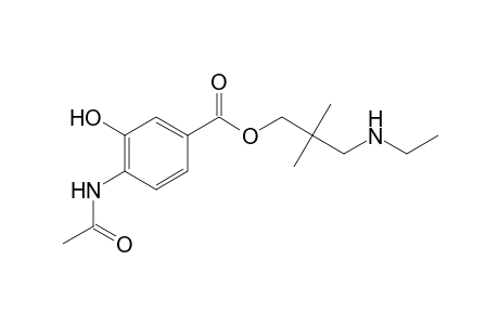 Dimethocaine-M (N-deethyl-HO-aryl-N-acetyl-) MS2