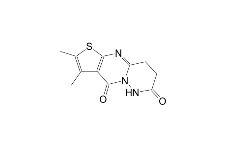 2,3-Dimethyl-6,7,8,9-tetrahydro-4H-thieno[2',3':4,5]pyrimido[1,2-b]pyridazine-4,7-dione