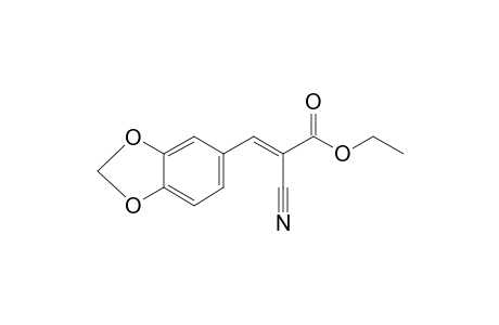 alpha-cyano-3,4-(methylenedioxy)cinnamic acid, ethyl ester