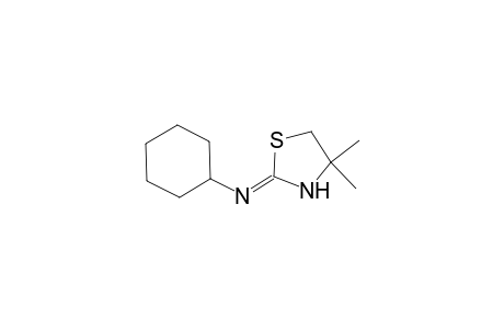2-(cyclohexylimino)-4,4-dimethylthiazolidine