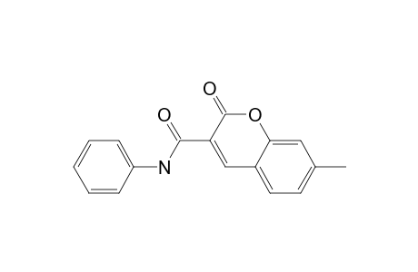 2-keto-7-methyl-N-phenyl-chromene-3-carboxamide