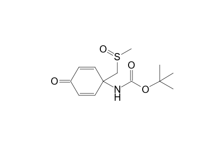 4-[N-(t-Butoxycarbonyl)amino]-4-[(methylsulfinyl)methyl]-2,5-cyclohexadienone