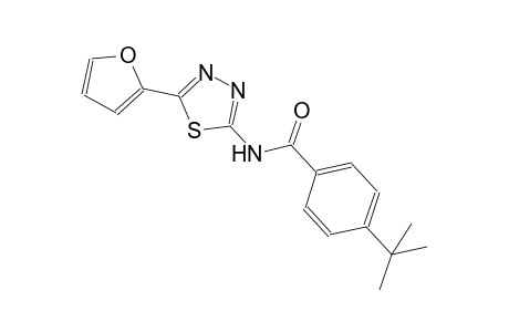 4-tert-butyl-N-[5-(2-furyl)-1,3,4-thiadiazol-2-yl]benzamide