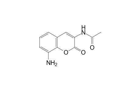 3-Acetamido-8-aminocoumarin