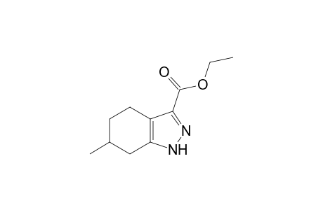 6-methyl-4,5,6,7-tetrahydro-1H-indazole-3-carboxylic acid, ethyl ester