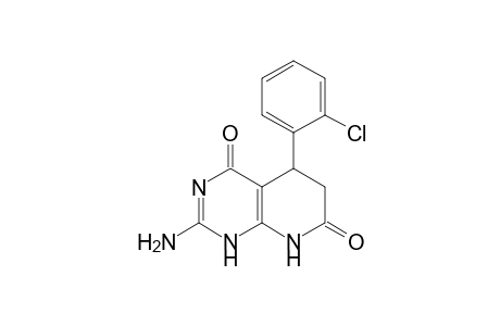 2-AMINO-5-(2'-CHLOROPHENYL)-4,7-DIOXO-1,4,5,6,7,8-HEXAHYDROPYRIDO-[2,3-D]-PYRIMIDINE