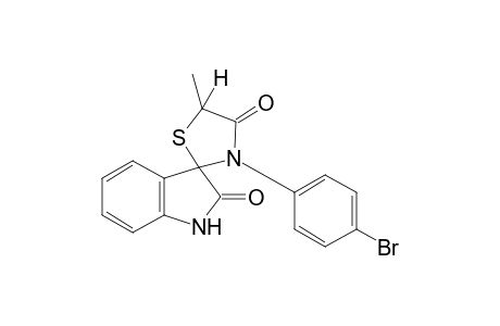 3'-(p-bromophenyl)-5'-methylspiro[3H-indole-3,2'-thiazolidine]-2,4'(1H)-dione