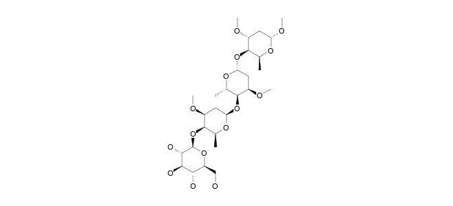 Adoligose C Beta Glucopyranosyl 1 4 O Beta Diginopyranosyl 1 4 O Beta Cymaropyranosyl 1 4 O Alpha Sarmentose 13c Nmr Chemical Shifts Spectrabase