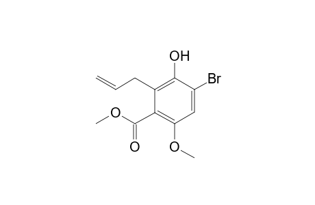 methyl 2-allyl-4-bromo-3,6-dimethoxy-benzoate