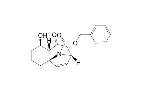 Benzyl (1R*,4aR*,7R*,9aR*)-1-hydroxy-9-oxo-1,2,3,4,7,8,9,9a-octahydro-4a,7-epiminobenzo[7]-annulene-10-carboxylate