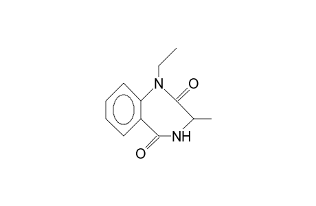 1-ethyl-3-methyl-3,4-dihydro-1,4-benzodiazepine-2,5-quinone