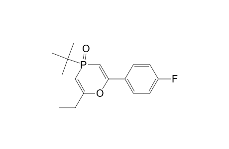 4H-1,4-Oxaphosphorin, 4-(1,1-dimethylethyl)-2-ethyl-6-(4-fluorophenyl)-, 4-oxide