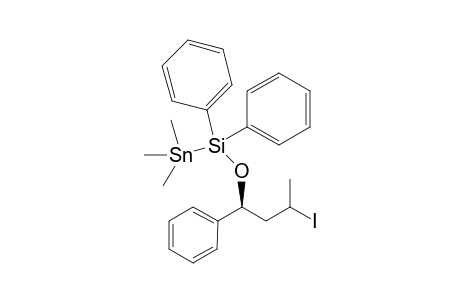 [(3-Iodo-1-phenylbutan-1-yloxy)diphenylsilyl]trimethylstannane