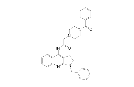2-(4-benzoyl-1-piperazinyl)-N-[1-(phenylmethyl)-2,3-dihydropyrrolo[2,3-b]quinolin-4-yl]acetamide