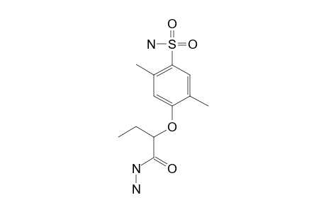 2-[(4-sulfamoyl-2,5-xylyl)oxy]butyric acid, hydrazide