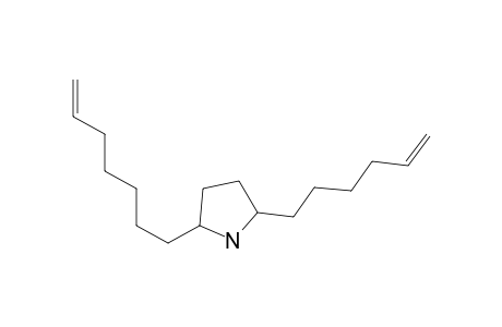 2-(-6Heptenyl)-5-(-5-hexenyl)pyrrolidine