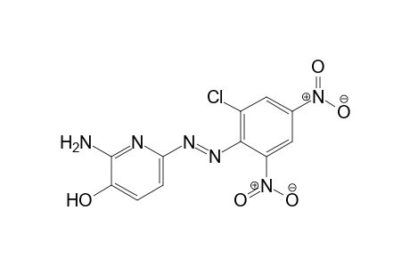 3-Pyridinol, 2-amino-6-[2-(2-chloro-4,6-dinitrophenyl)diazenyl]-