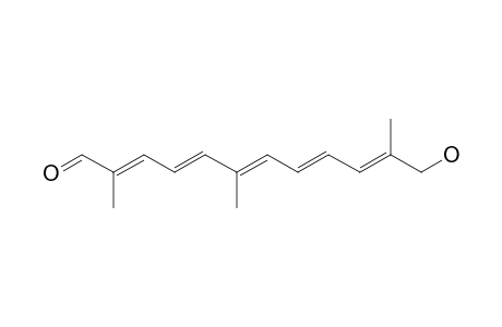 (2E,4E,6E,8E,10E)-12-hydroxy-2,6,11-trimethyl-dodeca-2,4,6,8,10-pentaenal