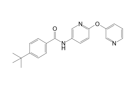 p-tert-butyl-N-{6-[(3-pyridyl)oxy]-3-pyridyl}benzamide