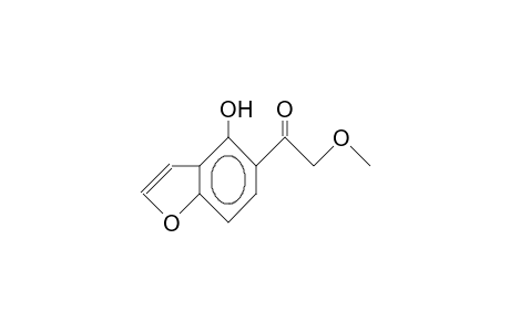 4-Hydroxy-5-(methoxy-acetyl)-benzofuran