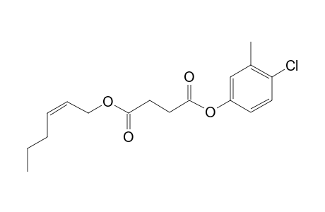 Succinic acid, 4-chloro-3-methylphenyl cis-hex-2-en-1-yl ester