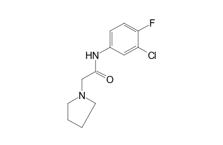 3'-chloro-4'-fluoro-1-pyrrolidineacetanilide