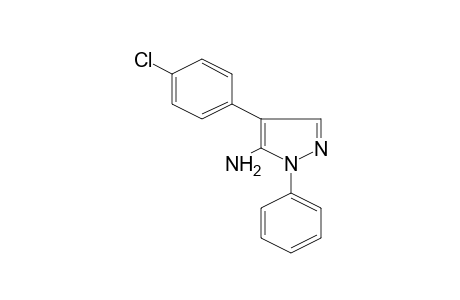 5-Amino-4-(p-chlorophenyl)-1-phenylpyrazole