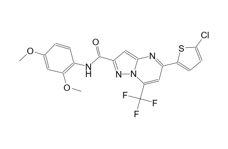 5-(5-chloro-2-thienyl)-N-(2,4-dimethoxyphenyl)-7-(trifluoromethyl)pyrazolo[1,5-a]pyrimidine-2-carboxamide