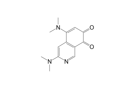 3,5-Bis(dimethylamino)-7,8-isoquinolinedione