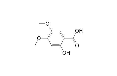 2-Hydroxy-4,5-dimethoxy-benzoic acid