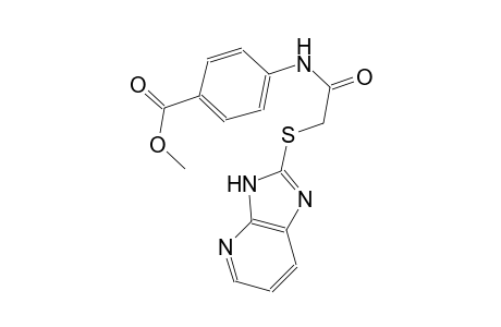 methyl 4-{[(3H-imidazo[4,5-b]pyridin-2-ylsulfanyl)acetyl]amino}benzoate