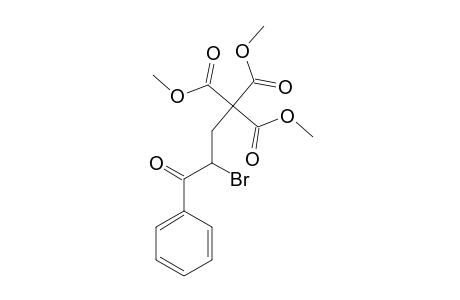 3-benzoyl-3-bromo-1,1,1-propanetricarboxylic acid, trimethyl ester