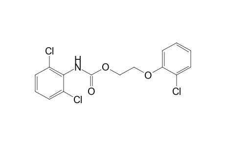 (2,6-Dichlorophenyl)carbamic acid 2-(2-chlorophenoxy)ethyl ester