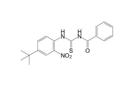 1-benzoyl-3-(4-tert-butyl-2-nitrophenyl)-2-thiourea