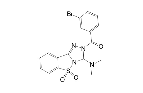 N-[2-(3-bromobenzoyl)-5,5-dioxido-2,3-dihydro[1,2,4]triazolo[4,3-b][1,2]benzisothiazol-3-yl]-N,N-dimethylamine