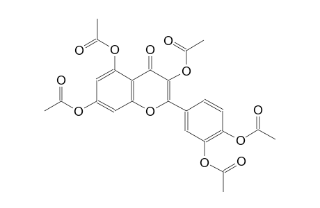 2-(3,4-DIACETYLOXYPHENYL)-3,5,7-TRIACETYLOXY-4H-1-BENZOPYRAN-4-ONE;QUERCETIN-PENTAACETATE