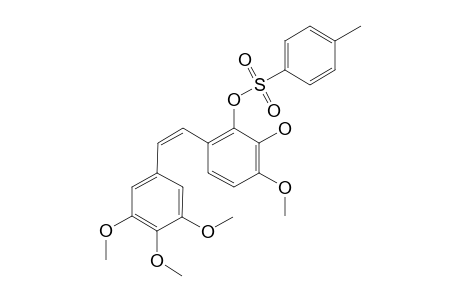 (Z)-(3,4,5-TRIMETHOXY)-(2'-[PARA-TOLUENESULFONYLOXY]-3'-HYDROXY)-STILBENE;MAJOR_ISOMER