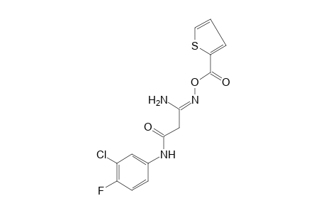 3'-chloro-4'-fluoro-o-(2-thenoyl)malonanilamidoxime