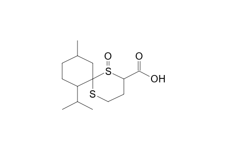 7-Isopropyl-10-methyl-1-oxo-1,5-dithia-spiro[5.5]undecane-2-carboxylic acid