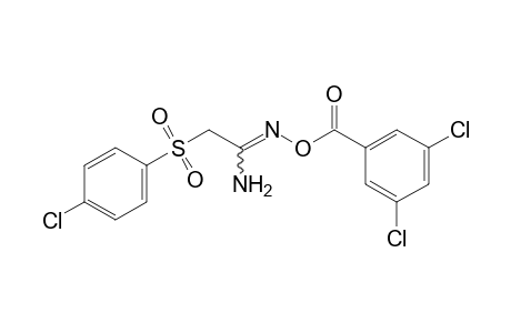 2-[(p-chlorophenyl)sulfonyl]-O-(3,5-dichlorobenzoyl)acetamidoxime