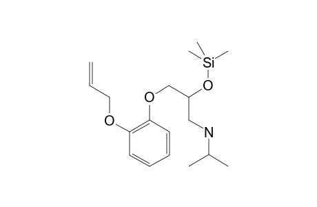 N-(3-[2-(Allyloxy)phenoxy]-2-[(trimethylsilyl)oxy]propyl)-N-isopropylamine