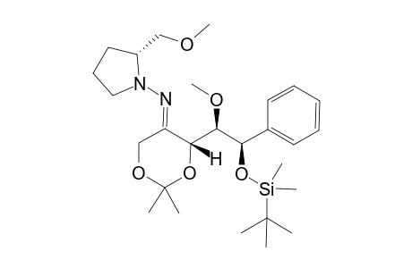 (2R)-N-((R)-4-{(1R,2R)-2-[(tert-Butyldimethylsilyl)oxy]-1-methoxy-2-phenylethyl}-2,2-dimethyl-1,3-dioxan-5-ylidene)-2-(methoxymethyl)cyclopentanamine