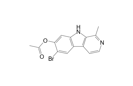 6-Bromo-7-acetylharmol