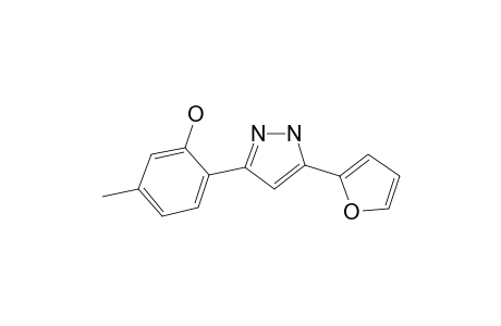 Phenol, 2-[5-(2-furanyl)pyrazol-3-yl]-5-methyl-