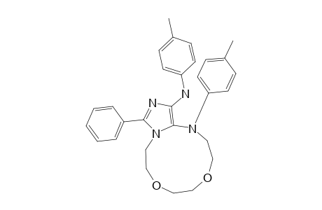 11-Phenyl-N,1-di-4-tolyl-2,3,5,6,8,9-hexahydro-1H-imidazo[1,5-d][1,9,4,6]dioxadiazacycloundecene-13-amine