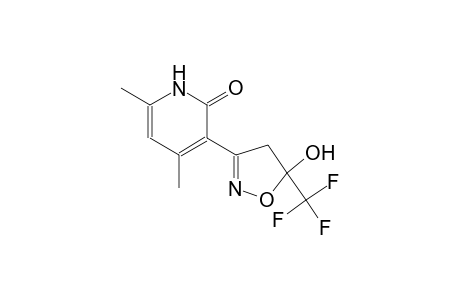 2(1H)-pyridinone, 3-[4,5-dihydro-5-hydroxy-5-(trifluoromethyl)-3-isoxazolyl]-4,6-dimethyl-